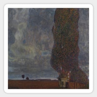 Approaching Thunderstorm by Gustav Klimt Magnet